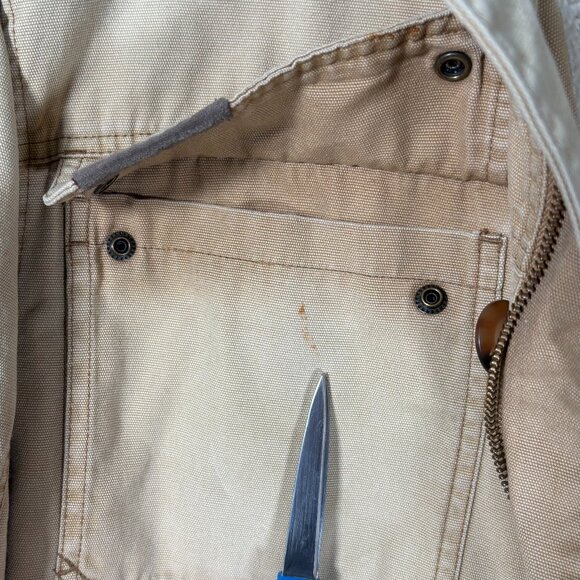 Cabela's Men's Sherpa Lined Utility Chore Barn Coat Primaloft 100% Cotton XL Reg - Picture 11 of 16